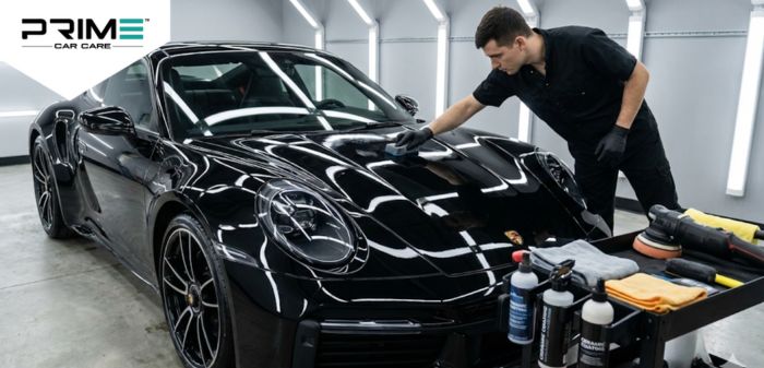 Paint Protection for a Glossy Car