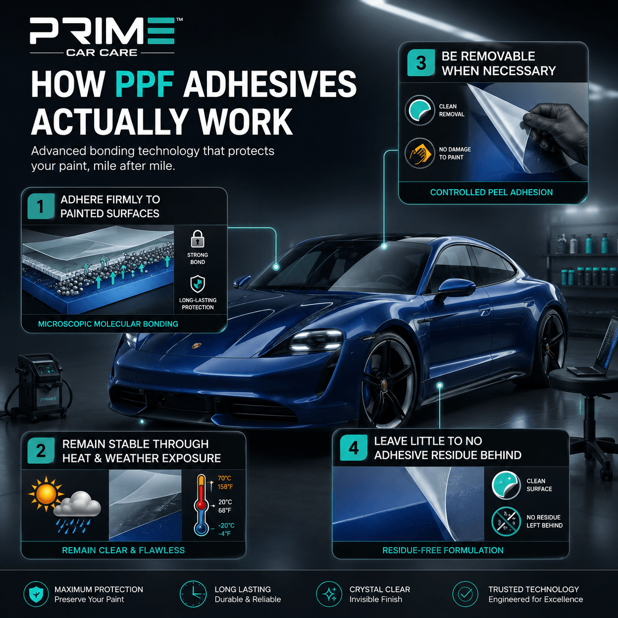 How PPF Adhesives Actually Work?