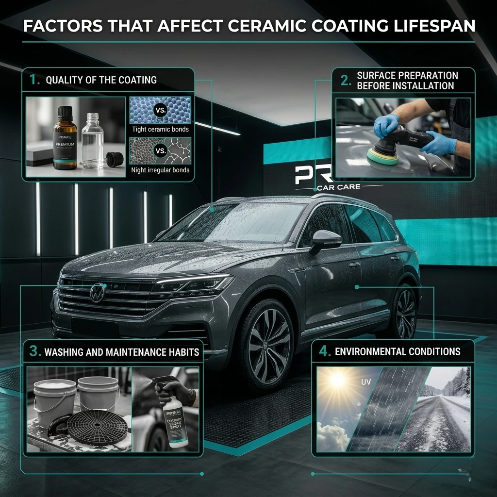 Factors That Affect Ceramic Coating Lifespan